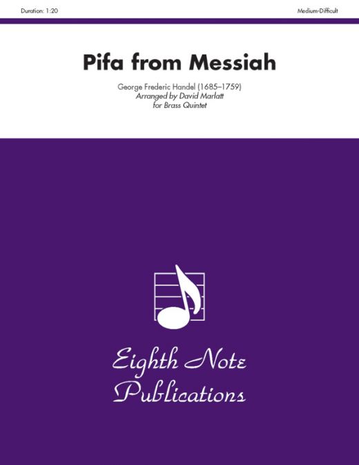 Pifa (From Messiah) Score & Parts - Brass Quintet Ensemble