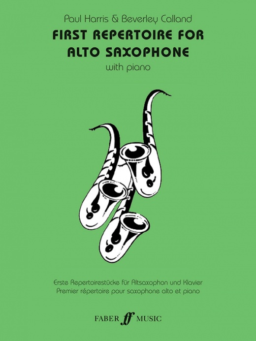 First Repertoire for Alto Saxophone Book - Faber Edition Series