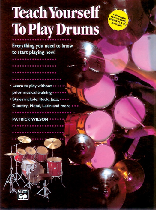 Alfred's Teach Yourself To Play Drums Book - Learn to Play Drums with Ease