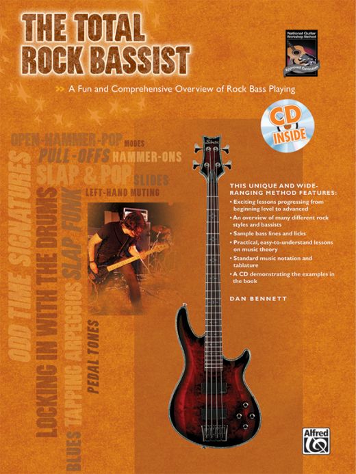 The Total Rock Bassist Book & CD - Learn Rock Bass Playing