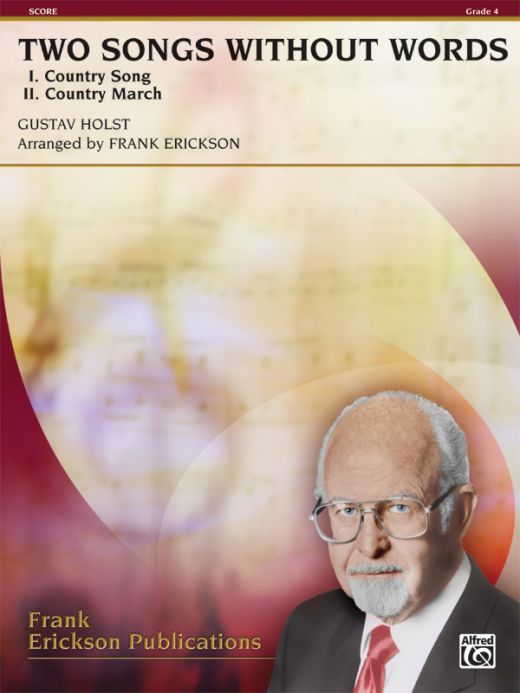 Two Songs Without Words: Conductor Score & Parts by Gustav Holst