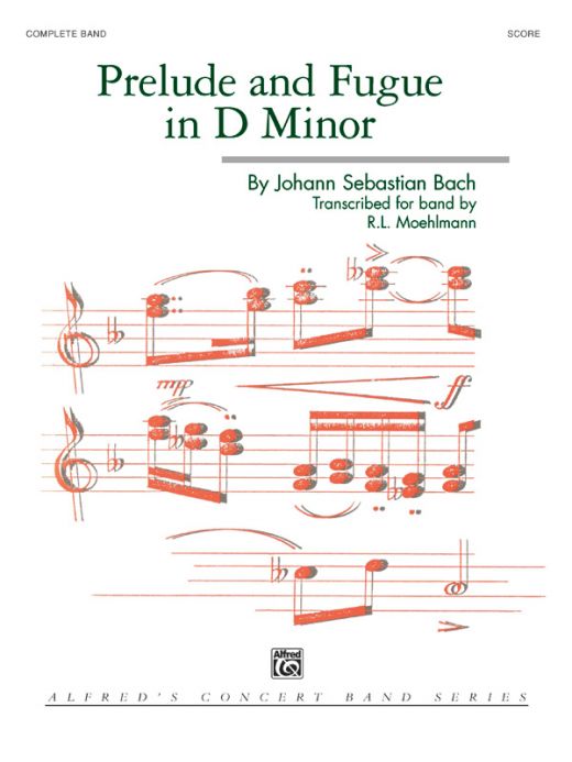 Prelude and Fugue in D Minor Conductor Score