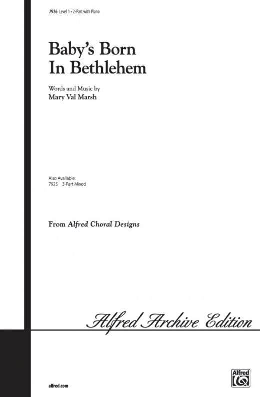 Baby's Born In Bethlehem Choral Octavo
