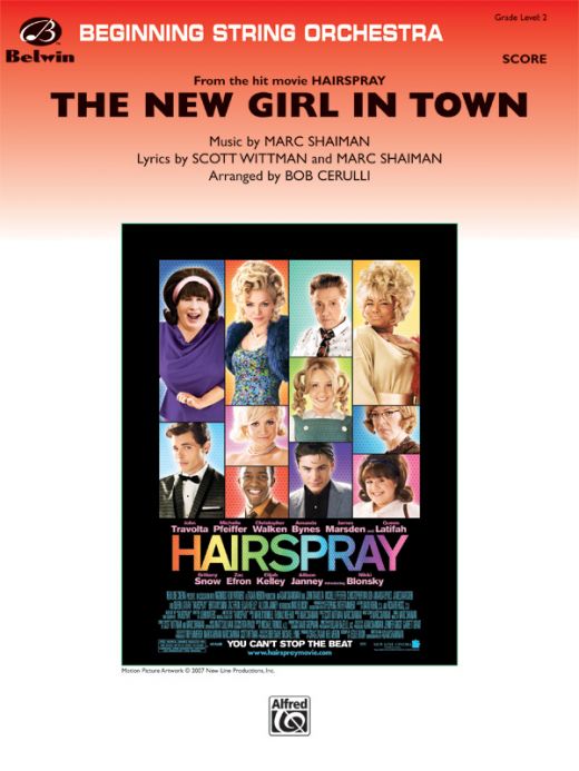 The New Girl In Town (From Hairspray) Conductor Score & Parts