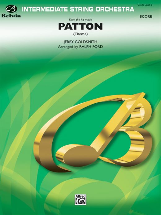 Patton (Theme) Conductor Score & Parts by Jerry Goldsmith