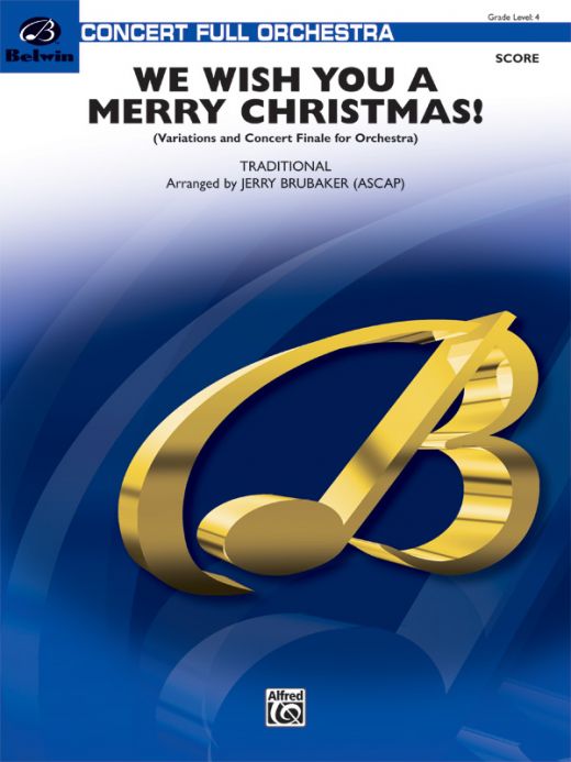 We Wish You A Merry Christmas Conductor Score & Parts