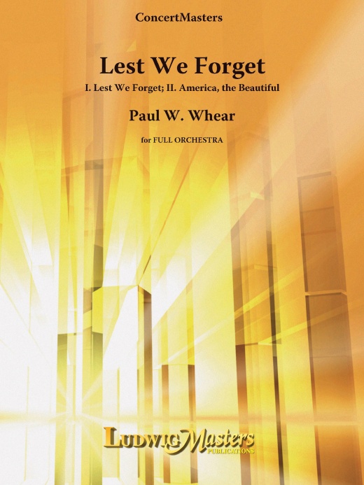 Lest We Forget Conductor Score