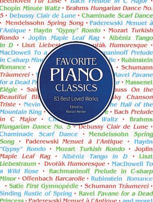 Favorite Piano Classics Book