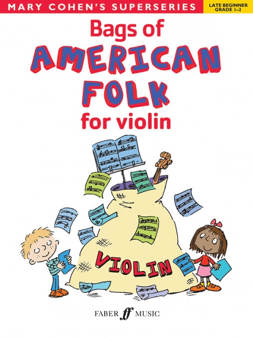 Bags of American Folk for Violin Book