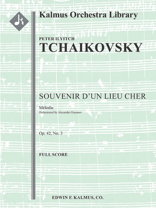 Souvenir D'un Lieu Cher, Op. 42; No. 3: Melodie Conductor Score