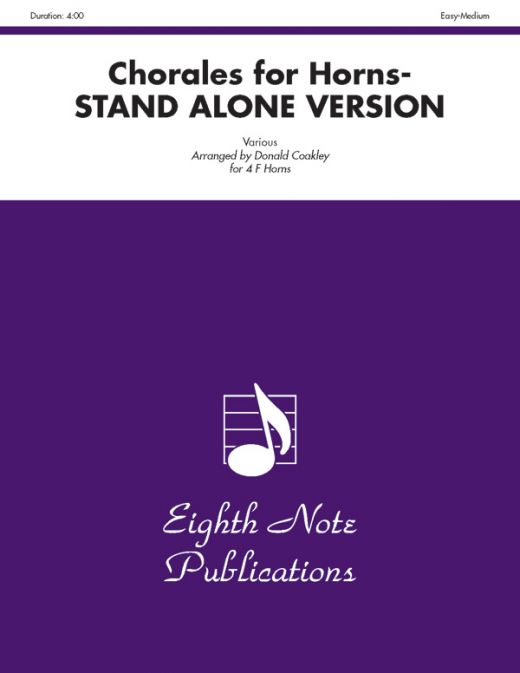 Chorales For Horns (Stand Alone Version) Score & Parts