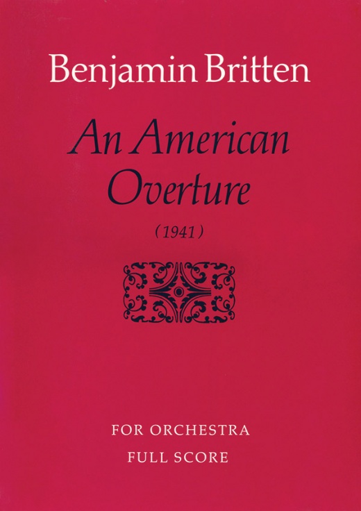 An American Overture Score by Benjamin Britten