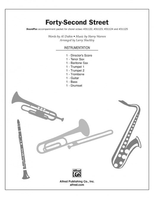 Forty-Second Street From The Musical 42Nd Street Instrumental Parts