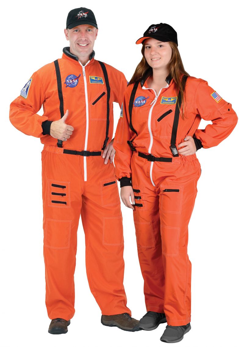 # Astronaut Suit, W/Embroidered Cap – Adult