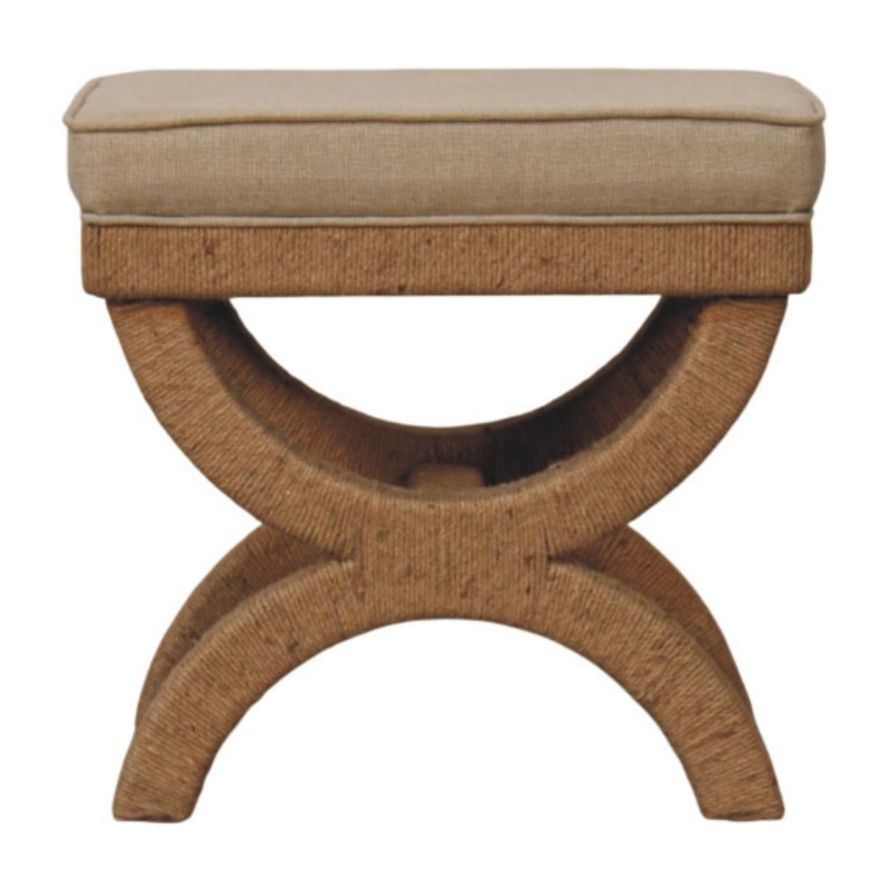Rattan Arch Bench