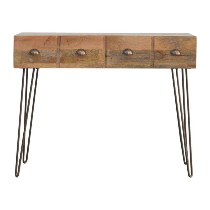 Iron Base Console Table