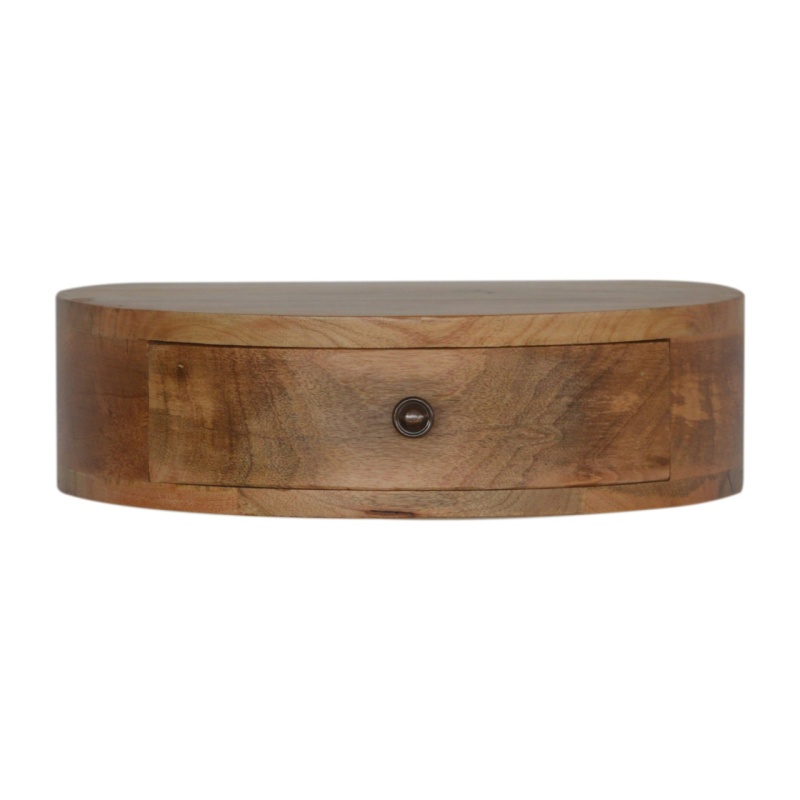 Wall Mounted Rounded Nightstand