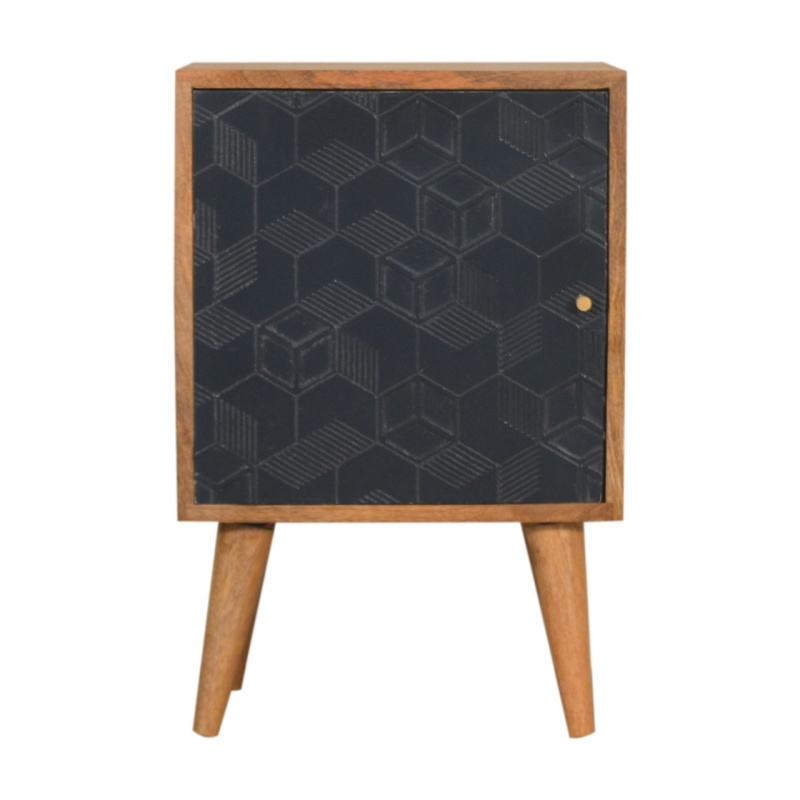 Acadia Black Nightstand