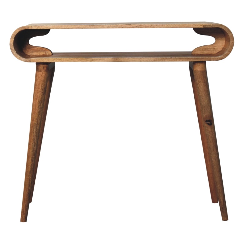 Amaya Oak-Ish Nordic Style Console Table