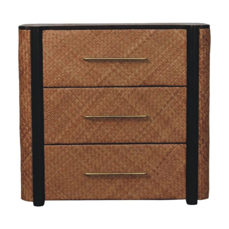 Havana Weave 3 Drawer Chest