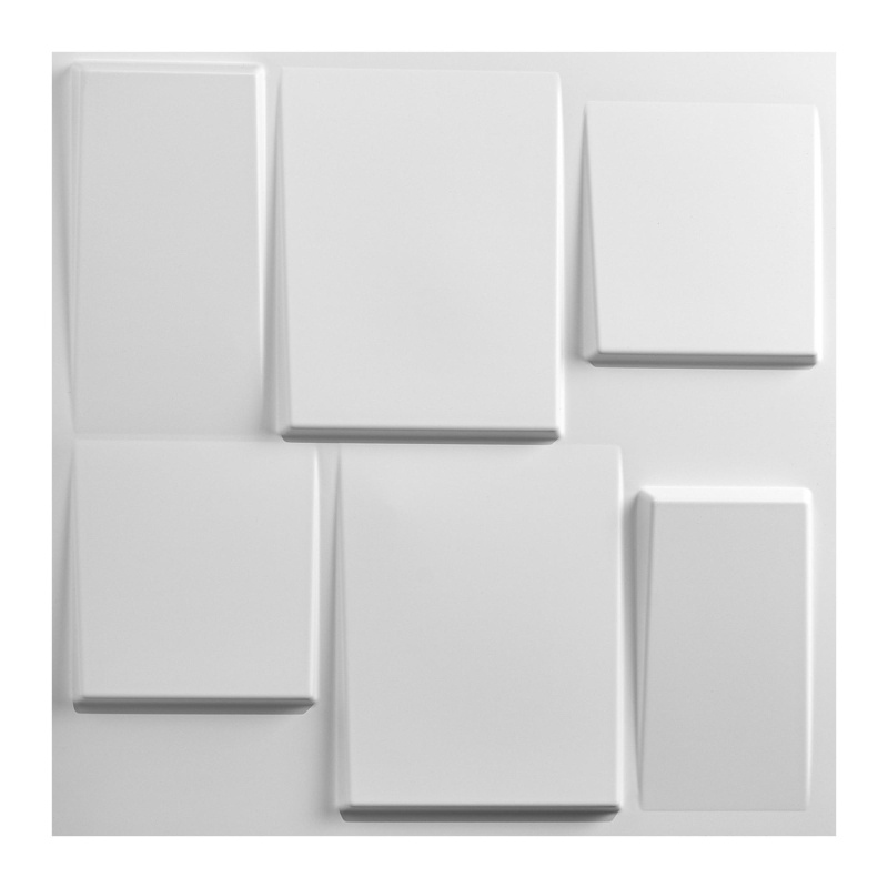 Architectural 3D Wall Panels Textured Art Design, 12 Tiles 32 Sf