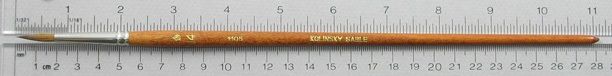 Trinity Brush Kolinsky Sable Long Handle Round Brush # 14 (Made in Russia)