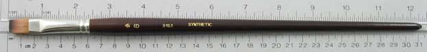 Trinity Brush Synthetic Hair 3153: Bright Size 6 Brush