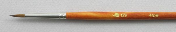 Trinity Brush Kolinsky Sable Long Handle Round Brush # 5 (Made in Russia)