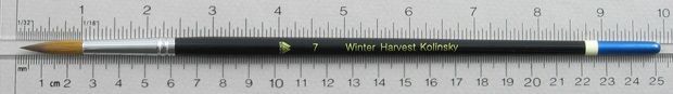 Winter Harvest Kolinsky Sable: Long Hair Round Size 7 Brush