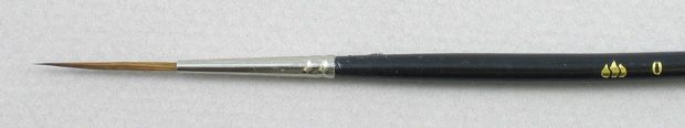 Trinity Brush Pure Red Sable 5053: Script Liner Size 0 Brush