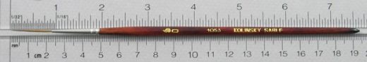 Trinity Brush Kolinsky Sable Short Handle Script Liner Brush