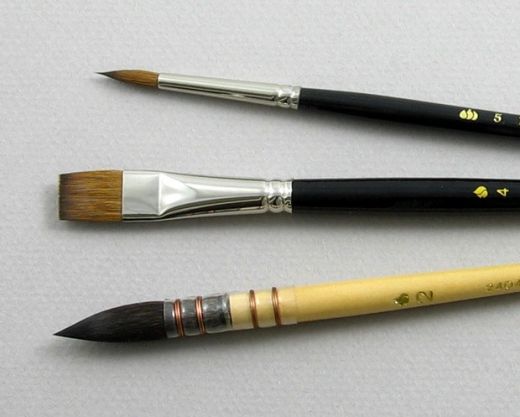 Trinity Brush Apprentice Set of 3 Art Brushes