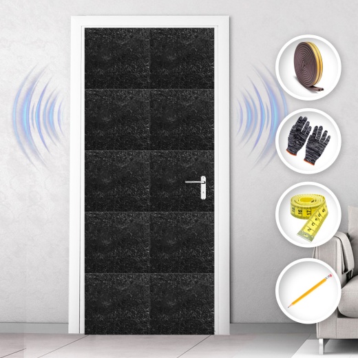 Arrowzoom Door Soundproofing Kit - Reduce Noise Pollution and Improve Your Living Space