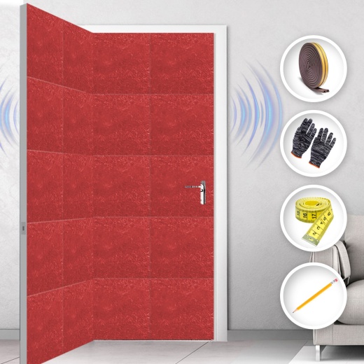 Arrowzoom Door Soundproofing Kit - Reduce Noise Pollution and Improve Your Living Space