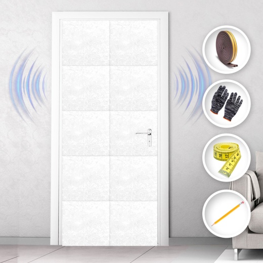 Arrowzoom Door Soundproofing Kit - Reduce Noise Pollution and Improve Your Living Space