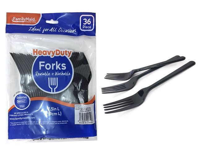 48 Pieces Fork 36Pc - Disposable Cutlery