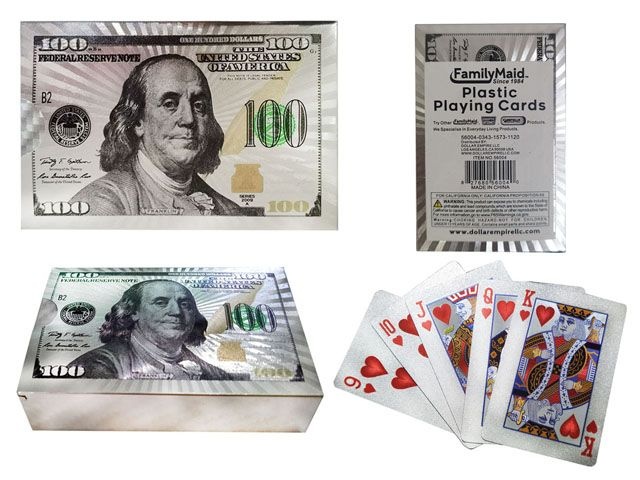 100 Pieces Plastic Playing Cards - Playing Cards, Dice & Poker