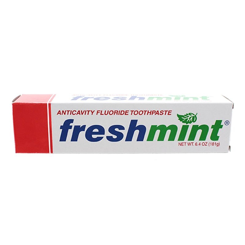 48 Pieces Freshmint 6.4 Oz. Anticavity Fluoride Toothpaste - Toothbrushes And Toothpaste