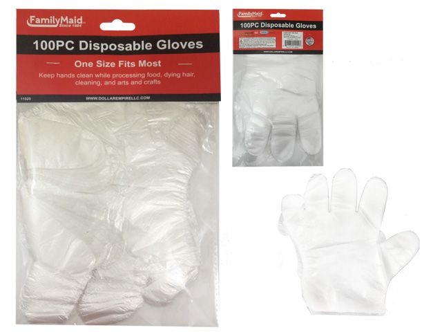 96 Pieces 100Pc Disposable Gloves - Kitchen Gloves