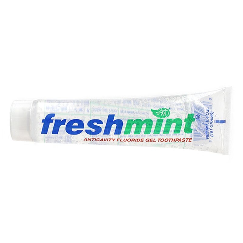 48 Pieces Freshmint 6.4 Oz. Clear Gel Anticavity Fluoride Toothpaste - Toothbrushes And Toothpaste