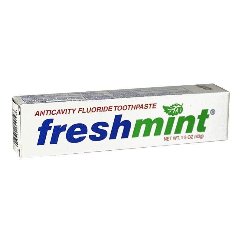 24 Pieces Travel Size Freshmint Fluoride Toothpaste 1.5 Oz. - Toothbrushes And Toothpaste