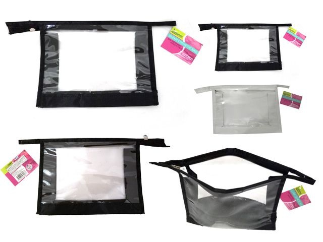 144 Pieces Clear Cosmetic Bag - Cosmetic Cases