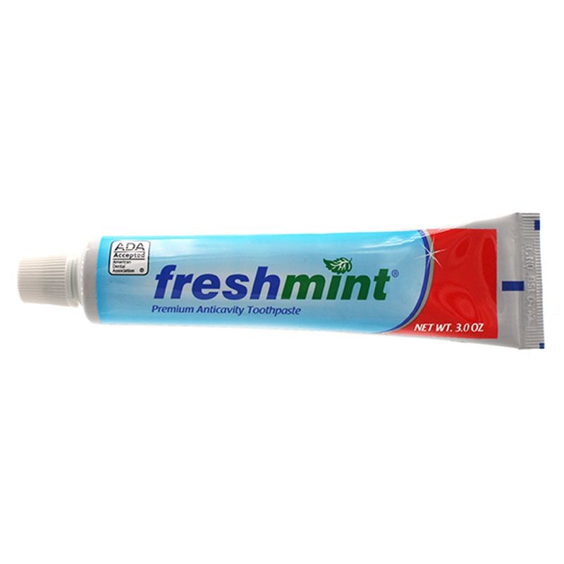 72 Pieces Freshmint 3.0 Oz. Premium Anticavity Fluoride Toothpaste (Ada Approved) - Toothbrushes And Toothpaste