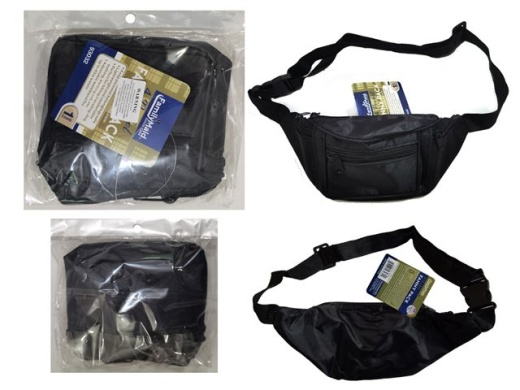 144 Pieces 4 Pocket Adjustable Fanny Pack