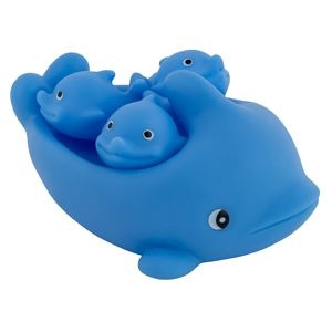 12 Pieces Whale Family Bath Play Set - 4 Piece Set - Baby Toys