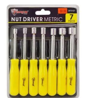 16 Pieces Nut Driver Set 7 Piece Metric - Tool Sets