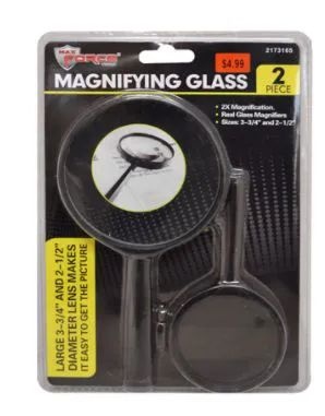 24 Pieces Magnifying Glass 2 Piece - Magnifying Glasses for Everyday Use