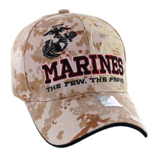 12 Pieces Licensed Marines Hat The Few The Proud Camo - Baseball Caps & Snap Backs