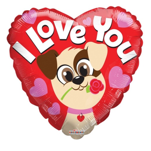 100 Pieces I Love You Valentine Balloon Heart Shape - Valentine Decorations