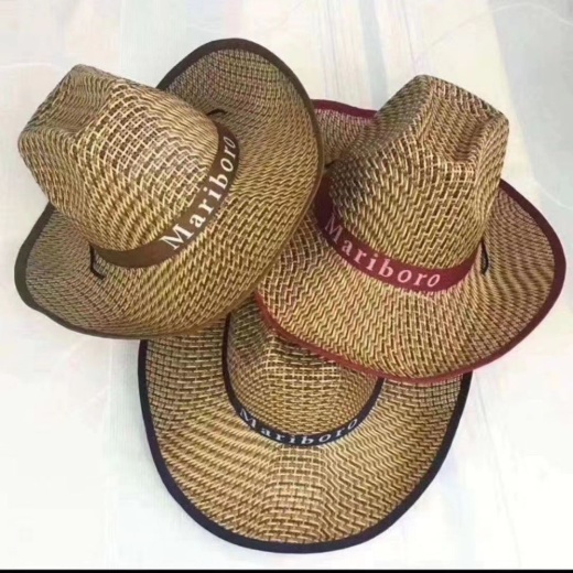 36 Pieces Mariboro Straw Sun Hat - Sun Hats for Sale
